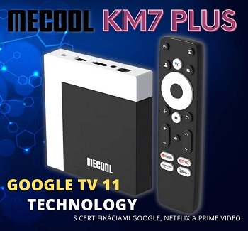 Mecool KM7 Plus - prv Google TV box