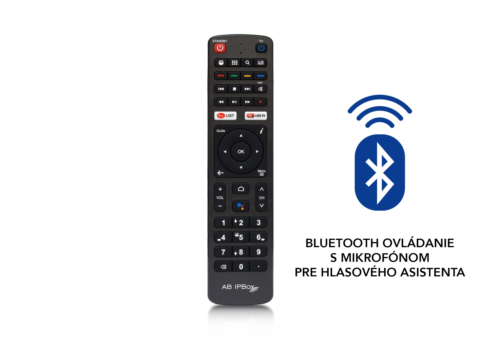 Bluetooth remote control for AB IPBox ONE / TWO