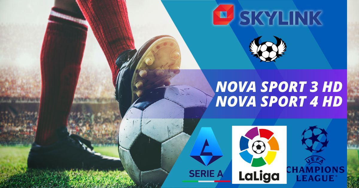 Skylink roziruje svoju portov ponuku: Pridva Nova Sport 3 HD a Nova Sport 4 HD